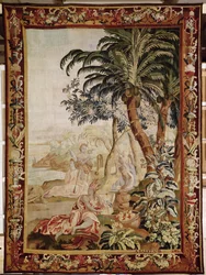 Amerika, uit een wandtapijt van de vier hoeken van de wereld, Amsterdam